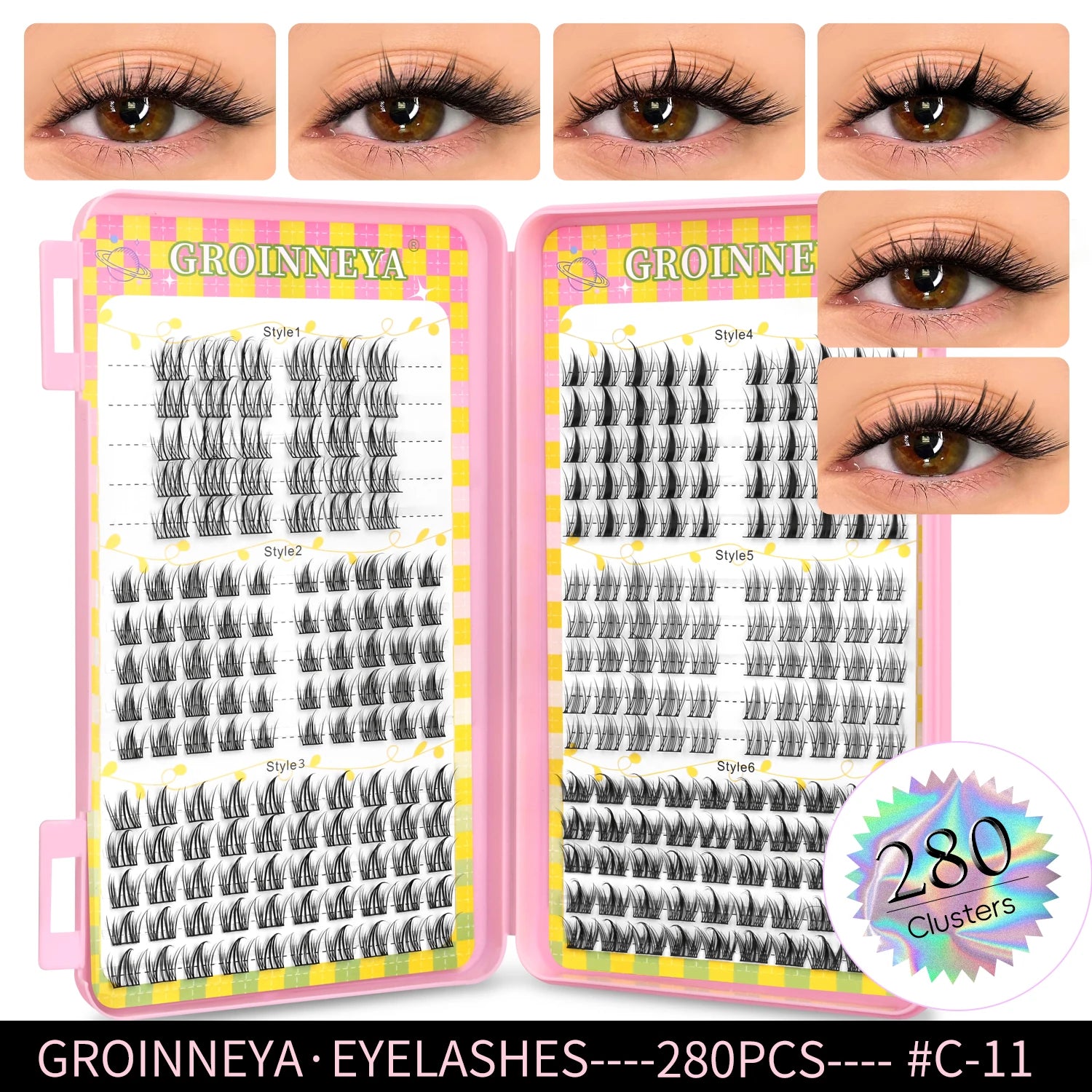 Cluster Lashes Mixed Tray