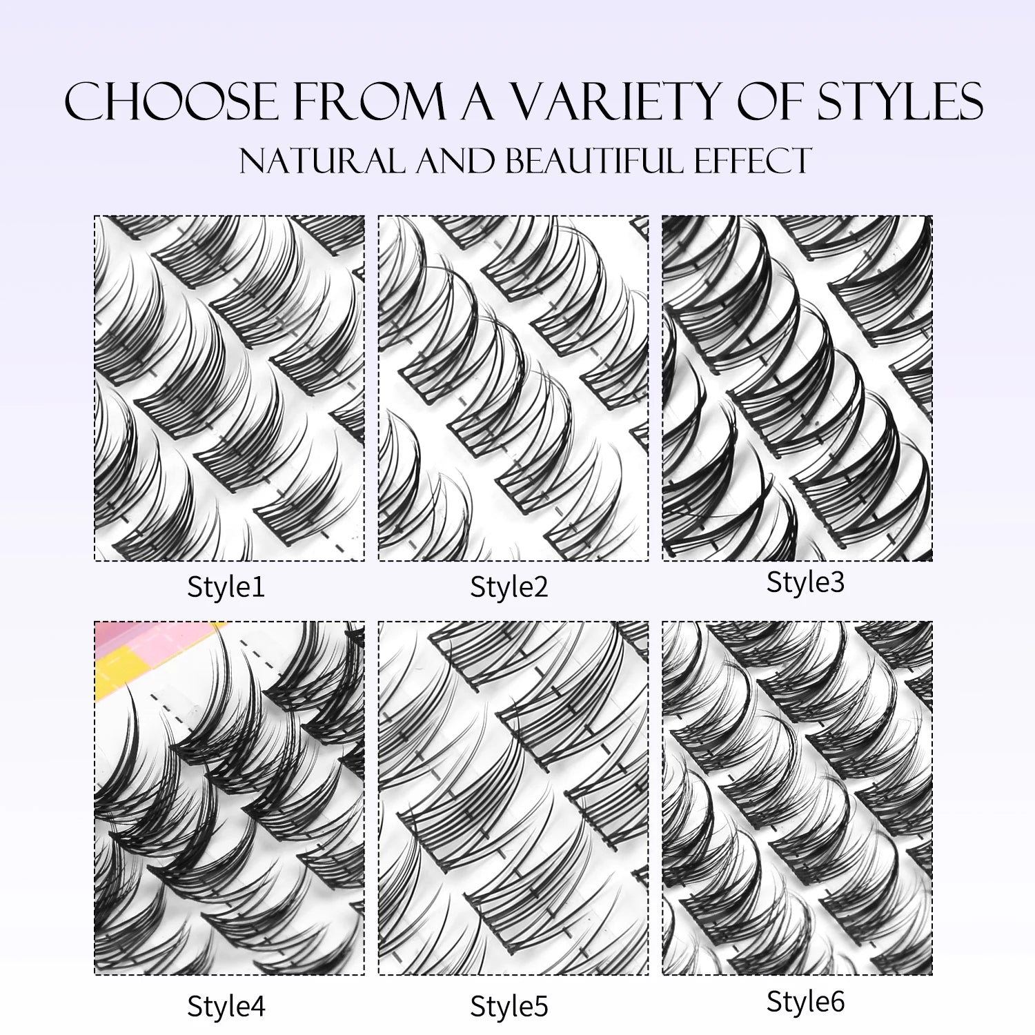 Cluster Lashes Mixed Tray