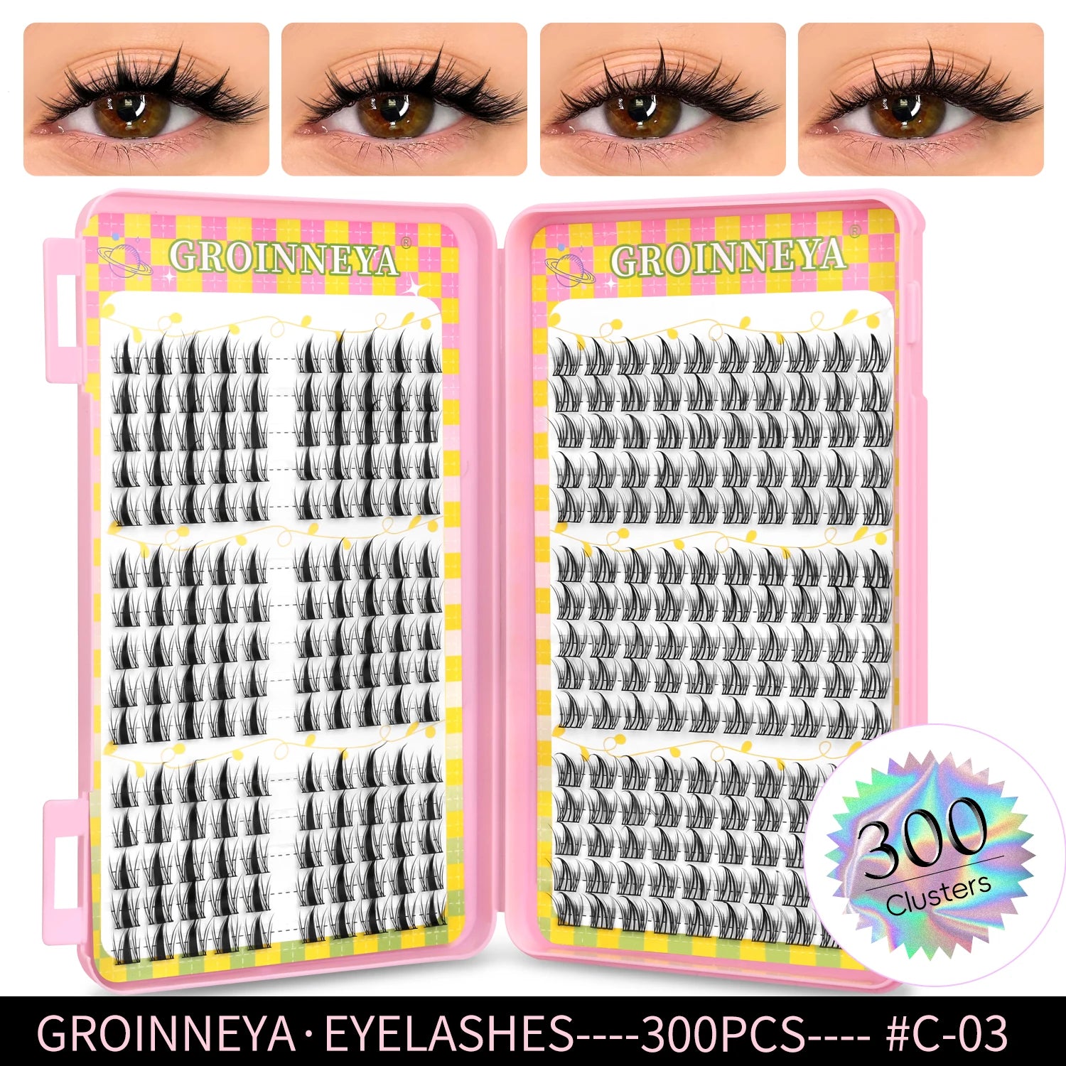 Cluster Lashes Mixed Tray