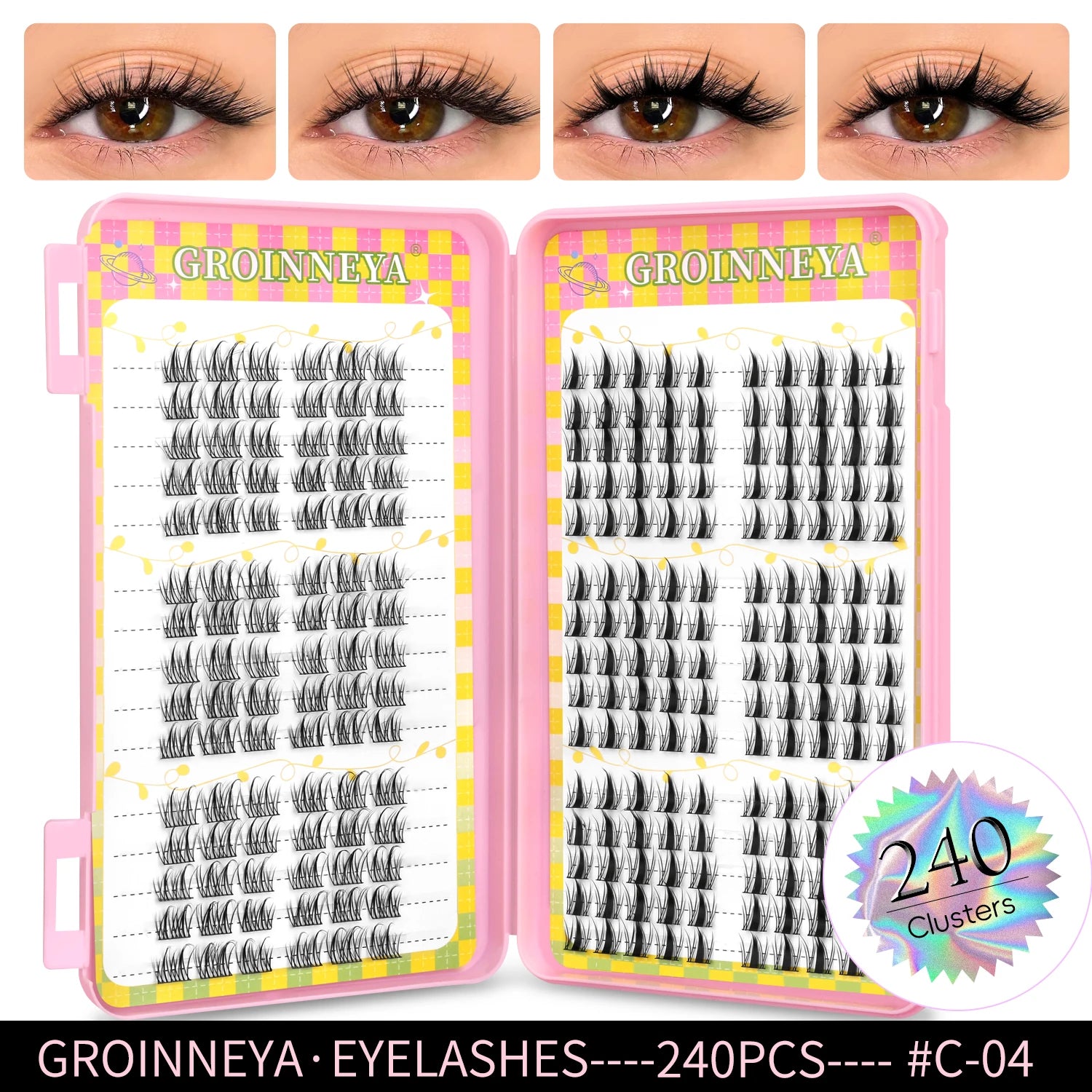 Cluster Lashes Mixed Tray