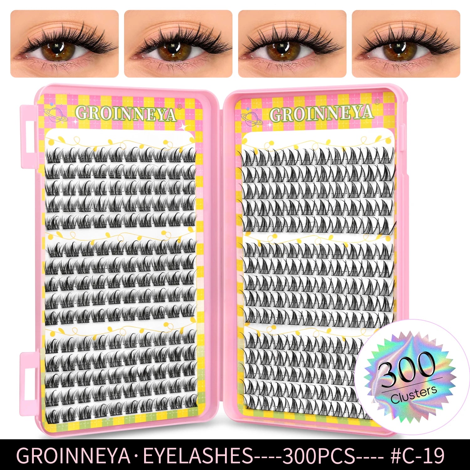 Cluster Lashes Mixed Tray