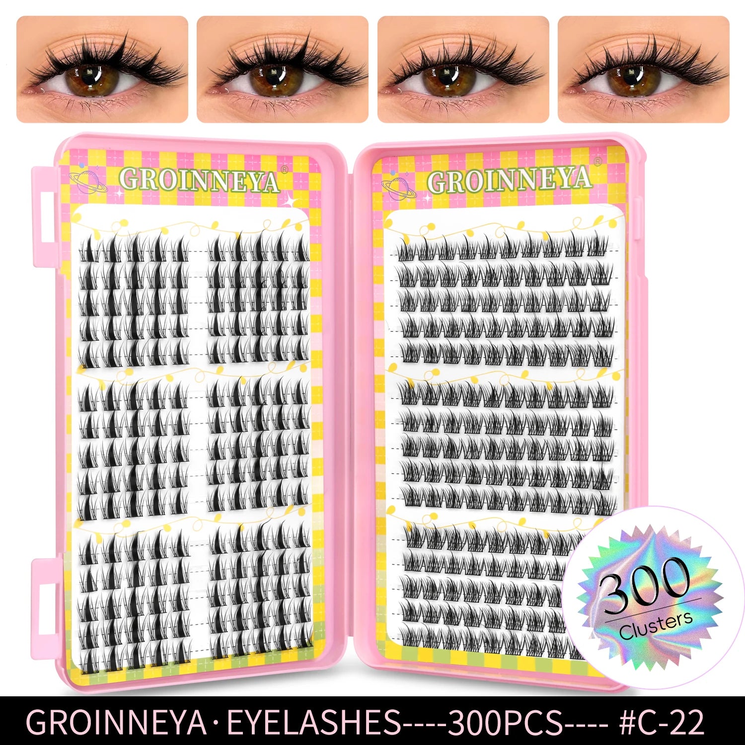 Cluster Lashes Mixed Tray