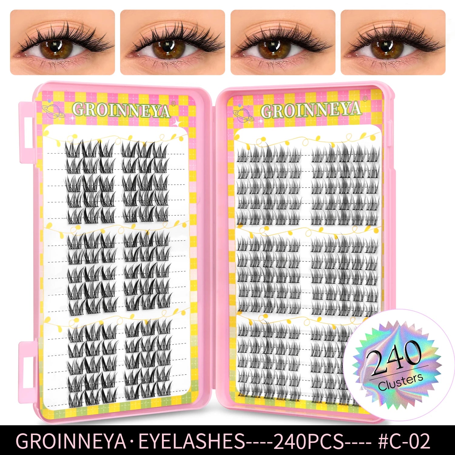 Cluster Lashes Mixed Tray