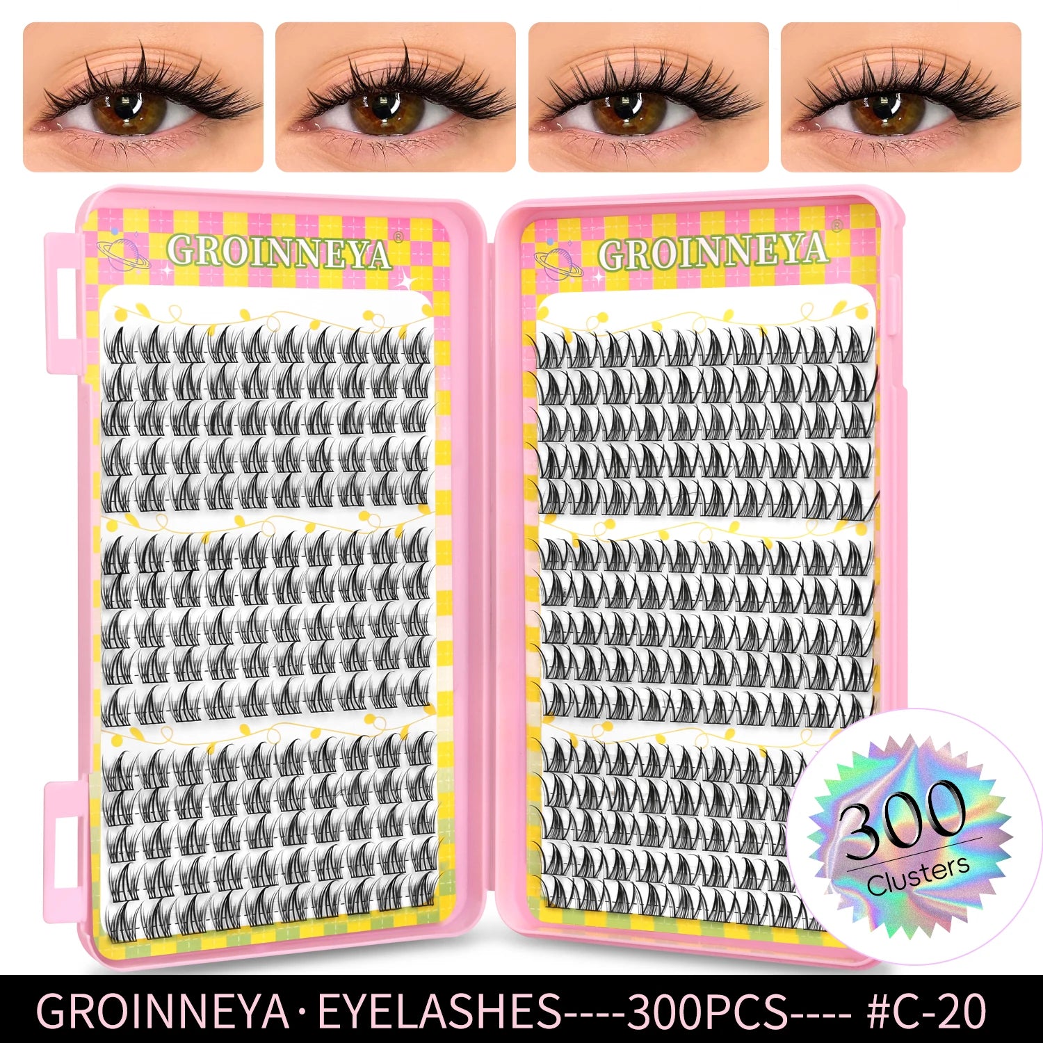 Cluster Lashes Mixed Tray