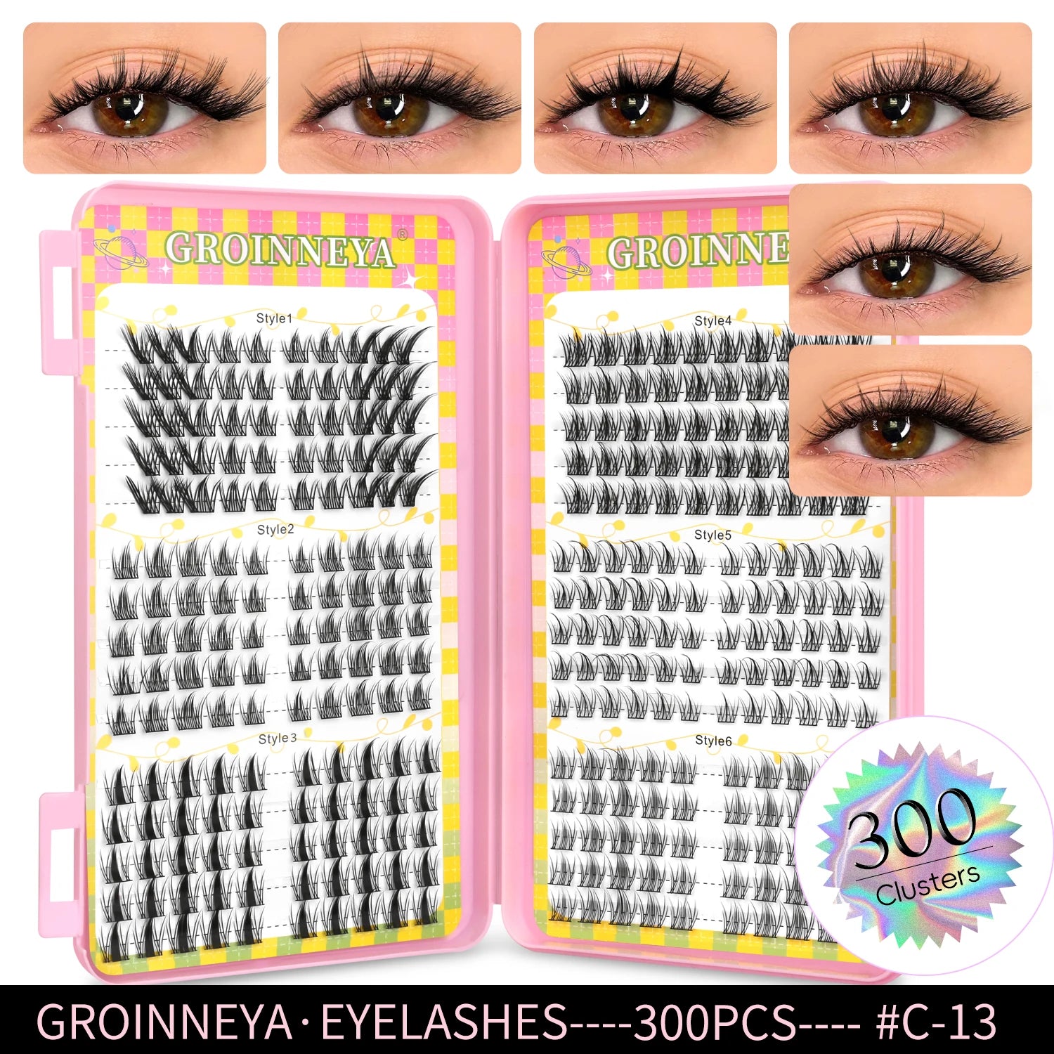 Cluster Lashes Mixed Tray